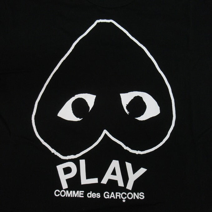 PLAY COMME des GARCONS Heart Logo T-Shirt Black Size XL