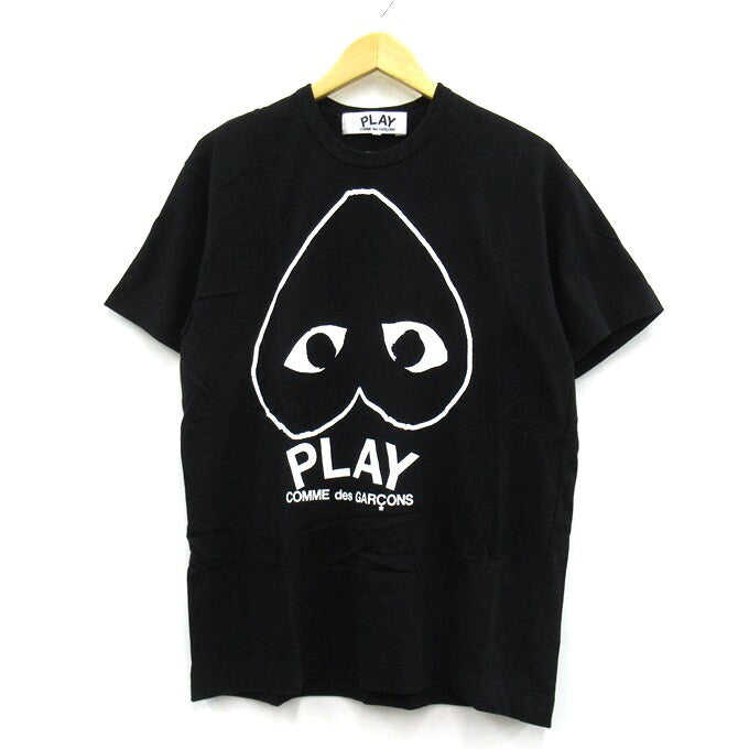 PLAY COMME des GARCONS Heart Logo T-Shirt Black Size XL