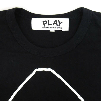 PLAY COMME des GARCONS Heart Logo T-Shirt Black Size XL