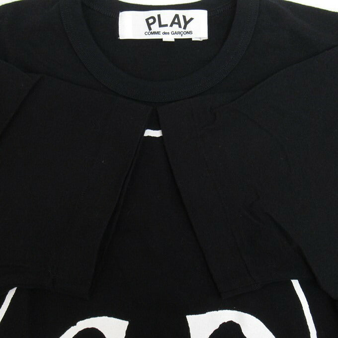 PLAY COMME des GARCONS Heart Logo T-Shirt Black Size XL