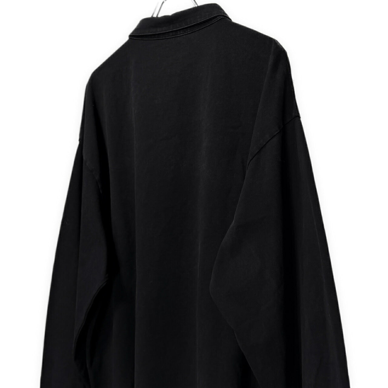 BTMK Organic Washed Long Shirt Black Size XXL