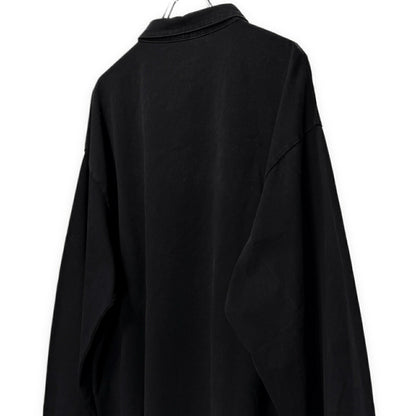 BTMK Organic Washed Long Shirt Black Size XXL