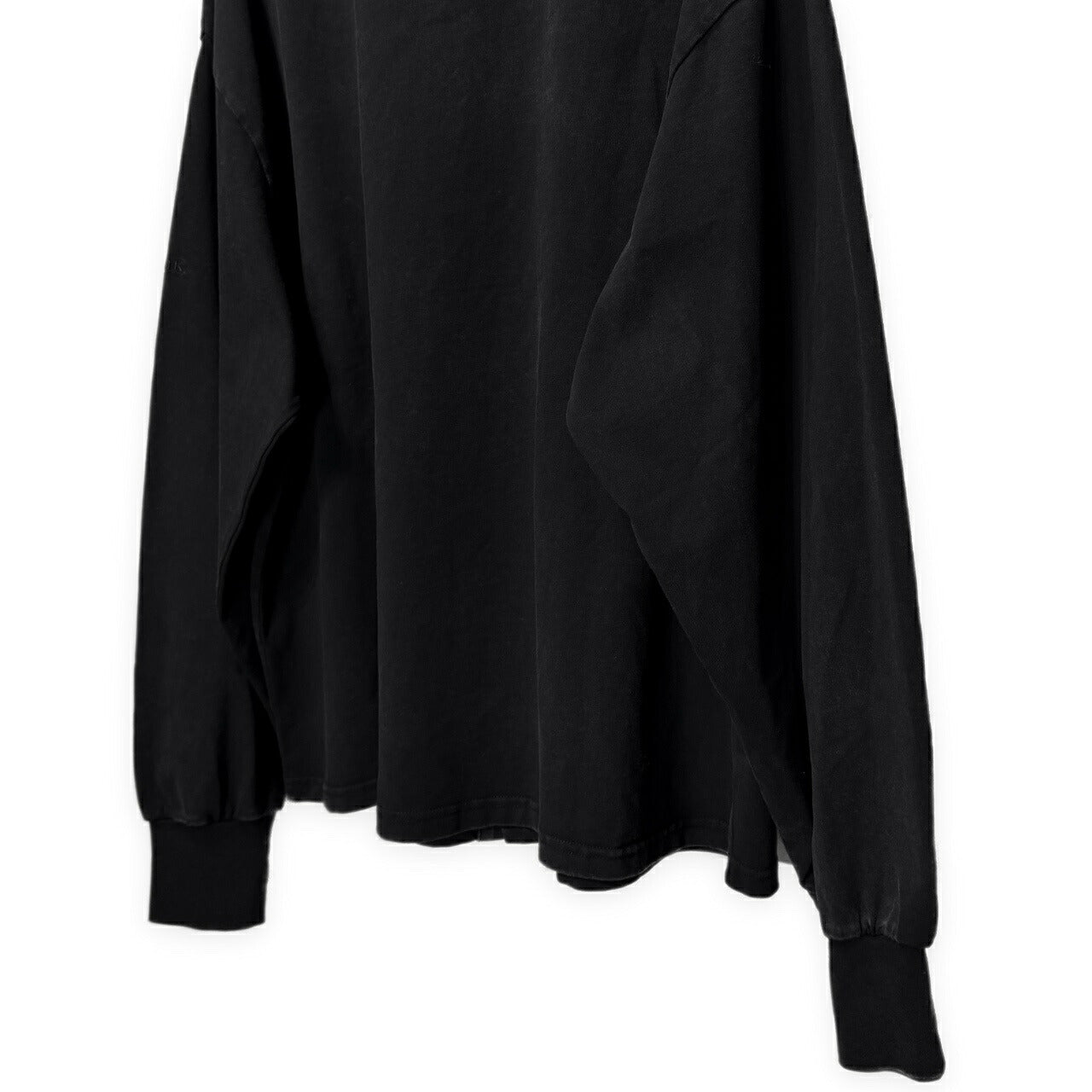 BTMK Organic Washed Long Shirt Black Size XXL