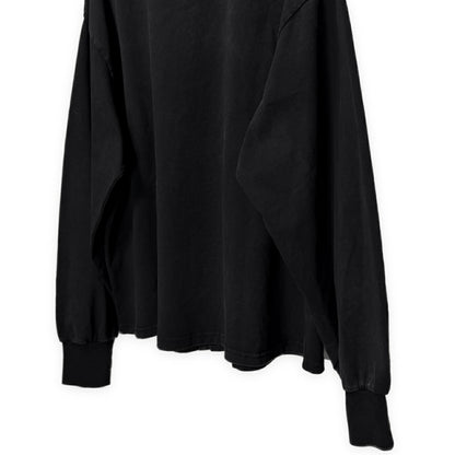 BTMK Organic Washed Long Shirt Black Size XXL