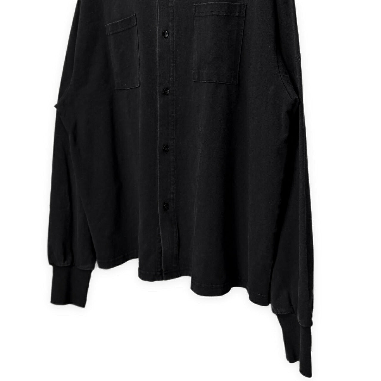 BTMK Organic Washed Long Shirt Black Size XXL