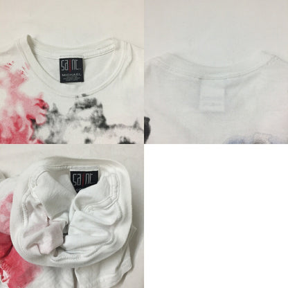 SAINT MICHAEL Graphic T-Shirt White Size S