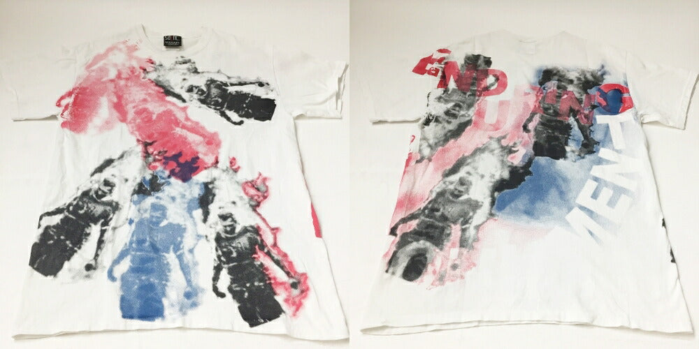 SAINT MICHAEL Graphic T-Shirt White Size S