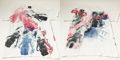SAINT MICHAEL Graphic T-Shirt White Size S