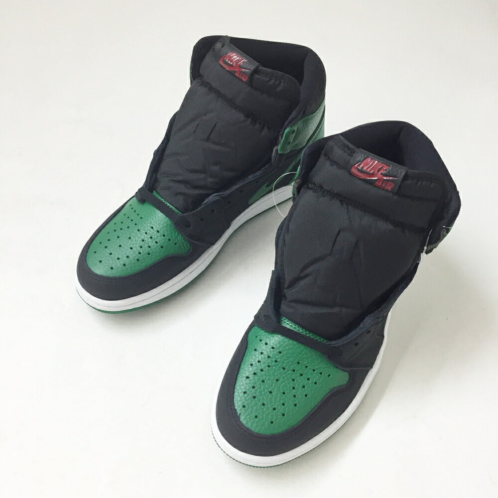 NIKE AIR JORDAN 1 Retro High OG "Pine Green" Sneakers Size 9
