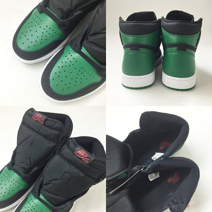 NIKE AIR JORDAN 1 Retro High OG "Pine Green" Sneakers Size 9