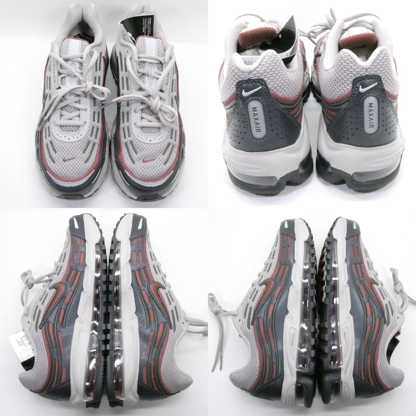 NIKE AIR MAX TL 2.5 College Grey Red Sepia Khaki Sneakers