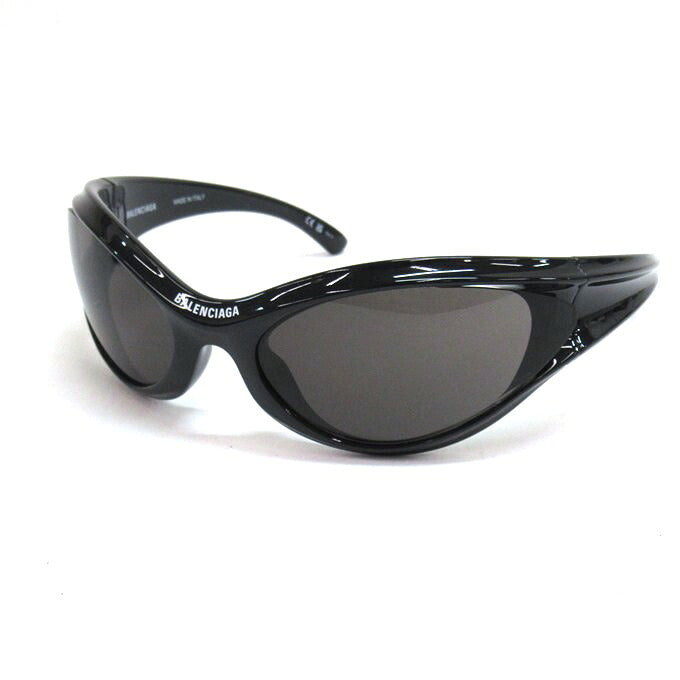 BALENCIAGA Wrap-Around Black Sunglasses Size ONE SIZE