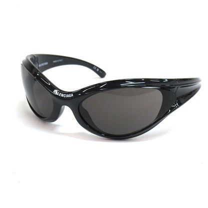 BALENCIAGA Wrap-Around Black Sunglasses Size ONE SIZE