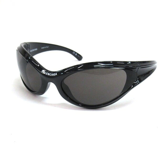 BALENCIAGA Wrap-Around Black Sunglasses Size ONE SIZE
