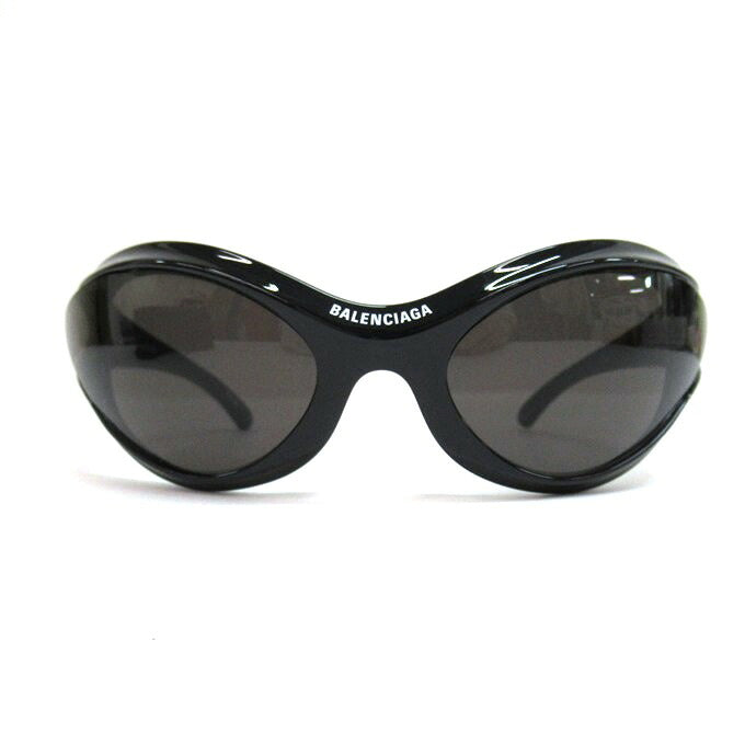 BALENCIAGA Wrap-Around Black Sunglasses Size ONE SIZE
