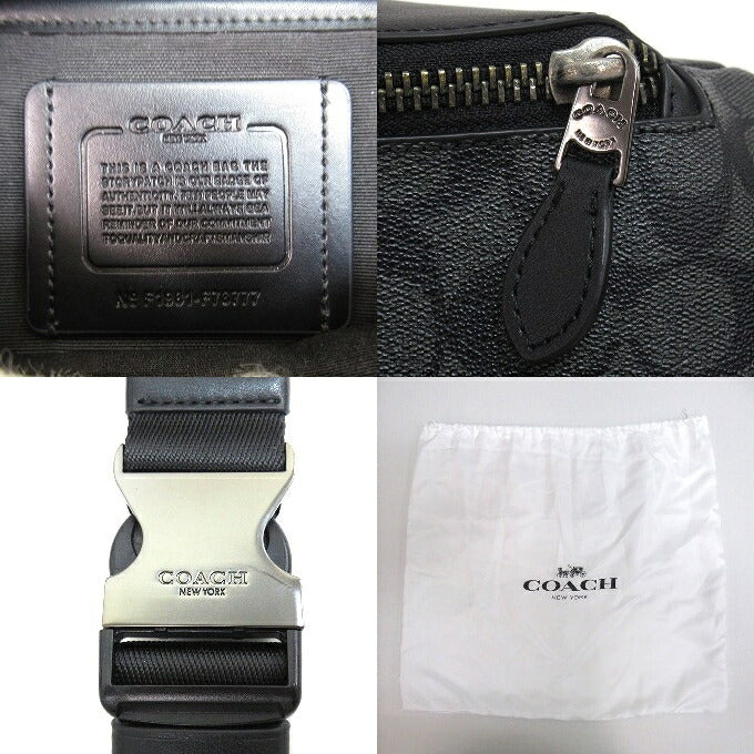 COACH Warren Signature Canvas Belt Bag Size ONE SIZE