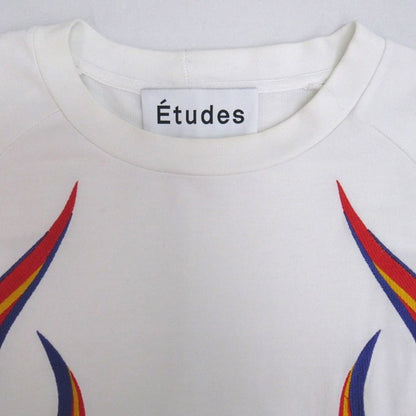 Études Studio Flaming Long Sleeve T-Shirt White Size XL