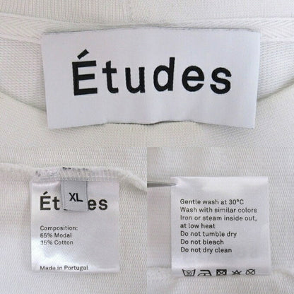 Études Studio Flaming Long Sleeve T-Shirt White Size XL