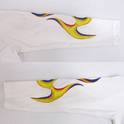 Études Studio Flaming Long Sleeve T-Shirt White Size XL