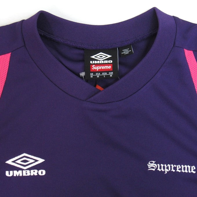 Supreme 26SS Umbro Old English Soccer Jersey Purple Size M