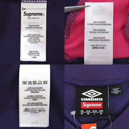 Supreme 26SS Umbro Old English Soccer Jersey Purple Size M