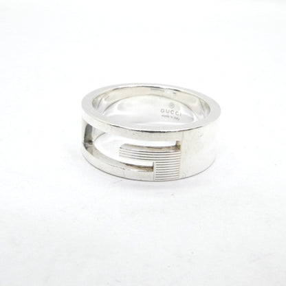 GUCCI Branded Regular G Logo 925 Silver Ring Size ONE SIZE