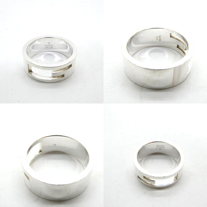 GUCCI Branded Regular G Logo 925 Silver Ring Size ONE SIZE