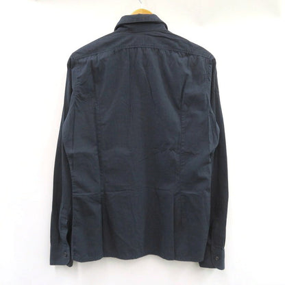 RAF SIMONS Long Sleeve Shirt Navy Size 46