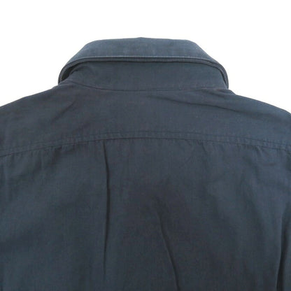 RAF SIMONS Long Sleeve Shirt Navy Size 46