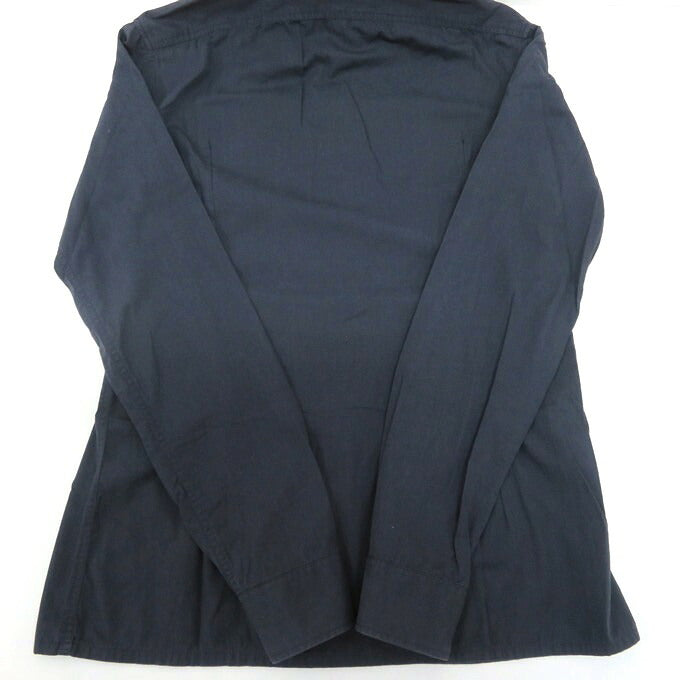 RAF SIMONS Long Sleeve Shirt Navy Size 46