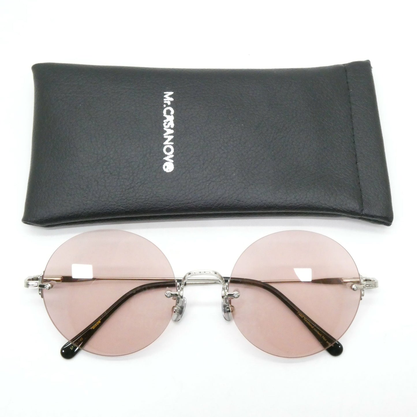 Mr.CASANOVA DIXON Silver Smoke Lens Sunglasses Size ONE SIZE