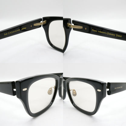 Mr.CASANOVA JIMMY Black Blue Lens Sunglasses Size ONE SIZE