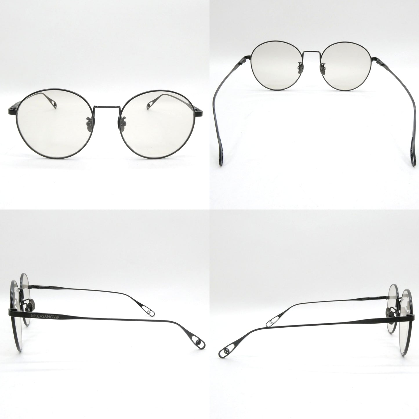 Mr.CASANOVA TERRY Matte Black Lens Sunglasses Size ONE SIZE