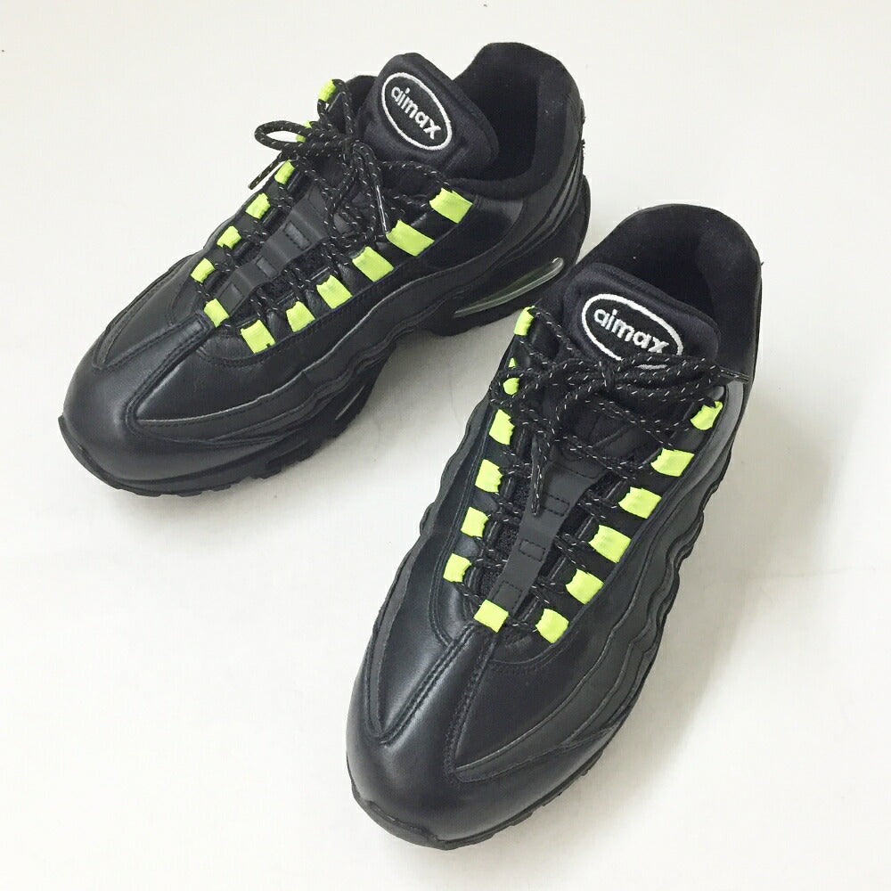 NIKE Air Max 95 Big Bubble SE Sneakers Black/Volt Size 9.5