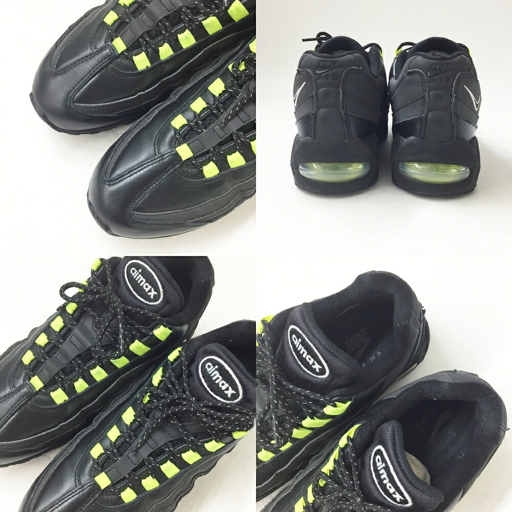 NIKE Air Max 95 Big Bubble SE Sneakers Black/Volt Size 9.5