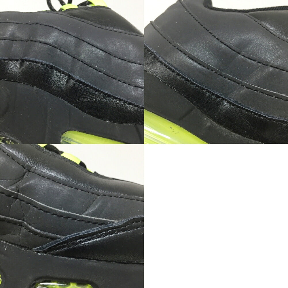NIKE Air Max 95 Big Bubble SE Sneakers Black/Volt Size 9.5