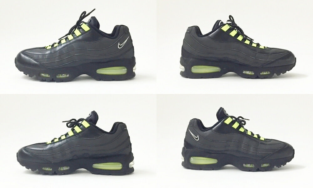 NIKE Air Max 95 Big Bubble SE Sneakers Black/Volt Size 9.5