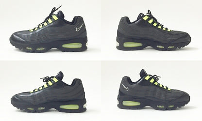 NIKE Air Max 95 Big Bubble SE Sneakers Black/Volt Size 9.5