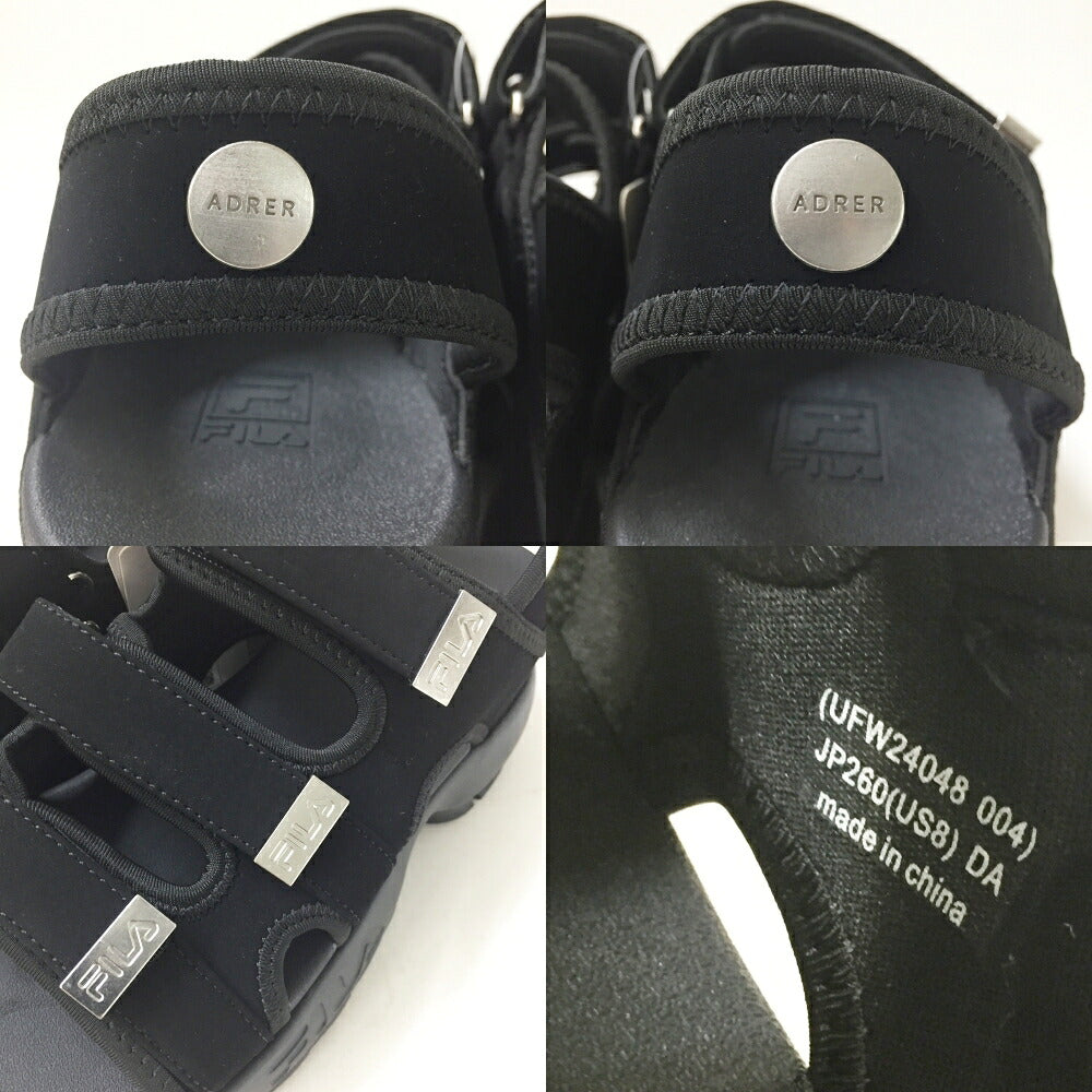 ADRER DISRUPTOR SD PUFFY Sandals Black Size 8