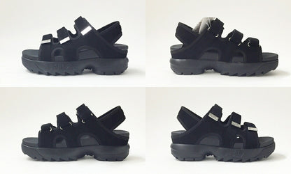 ADRER DISRUPTOR SD PUFFY Sandals Black Size 8