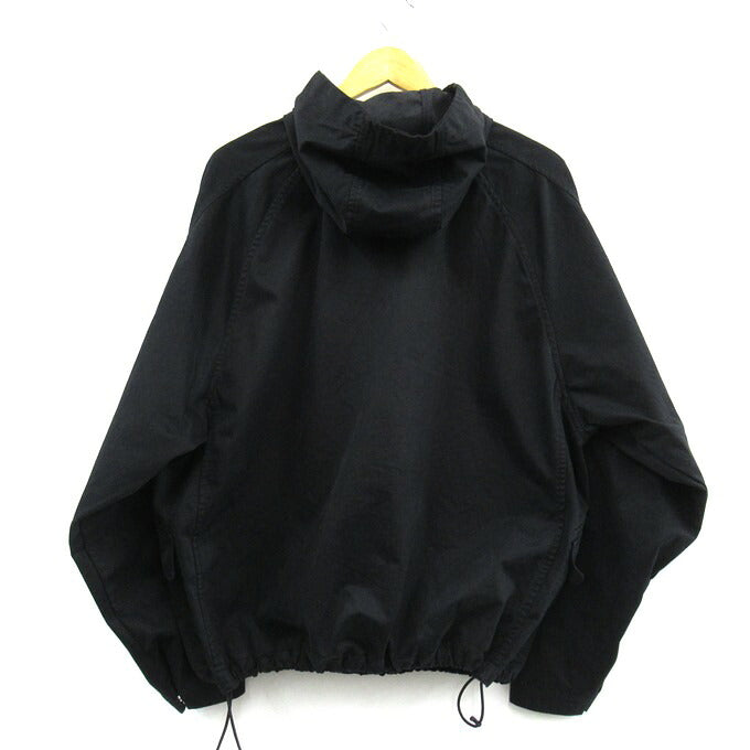 SUPREME 26SS Hooded Raglan Jacket Black Size M