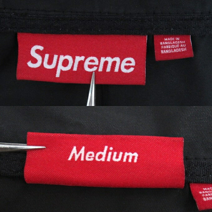 SUPREME 26SS Hooded Raglan Jacket Black Size M