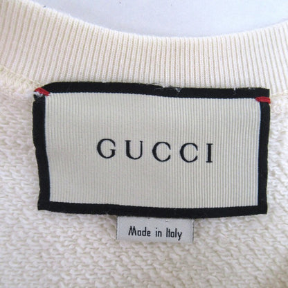 GUCCI Cities Sequin Panther Sweatshirt Off-White Size S