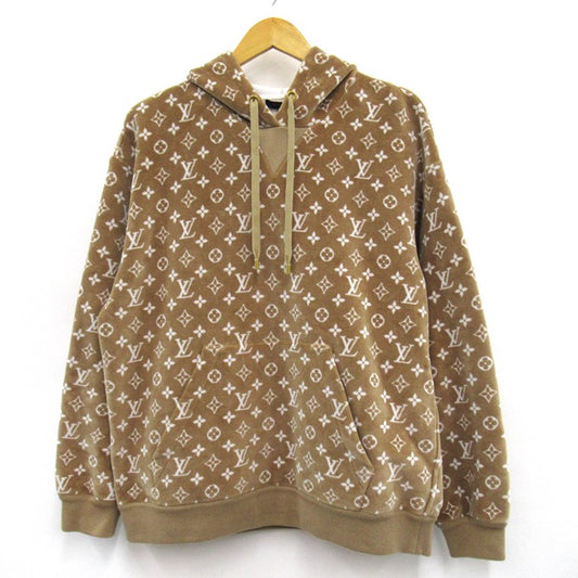 LOUIS VUITTON Monogram Toweling Hoodie Size M