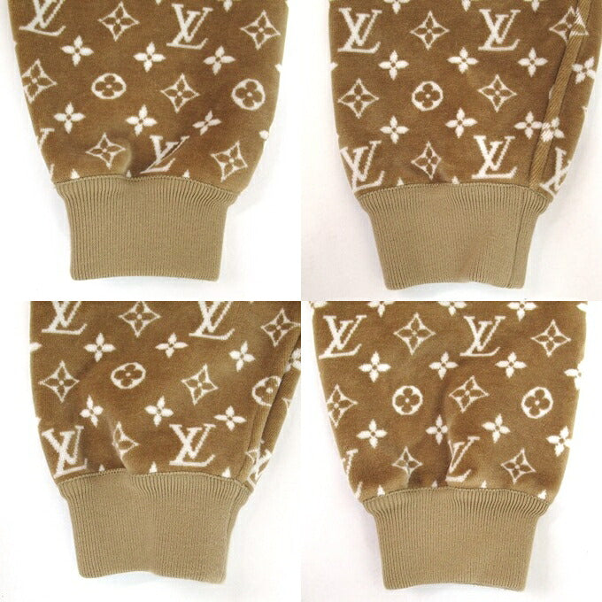LOUIS VUITTON Monogram Toweling Hoodie Size M