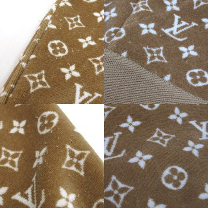 LOUIS VUITTON Monogram Toweling Hoodie Size M