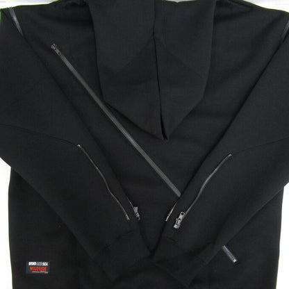 WILDSIDE x WIND AND SEA Multi Zipper Hoodie Black Size 4