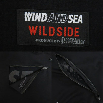 WILDSIDE x WIND AND SEA Multi Zipper Hoodie Black Size 4
