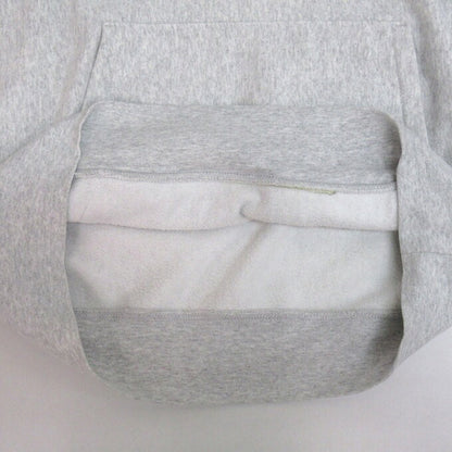 STUSSY Logo Print Pullover Hoodie Gray Size XL