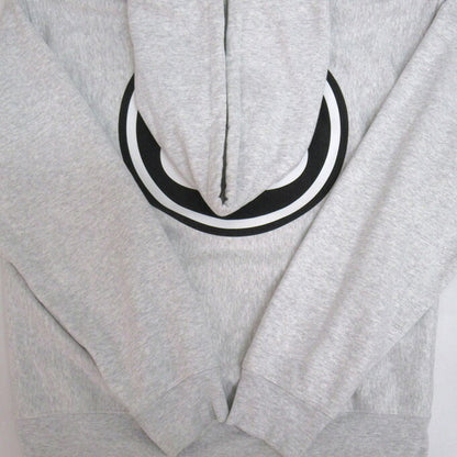 STUSSY Logo Print Pullover Hoodie Gray Size XL